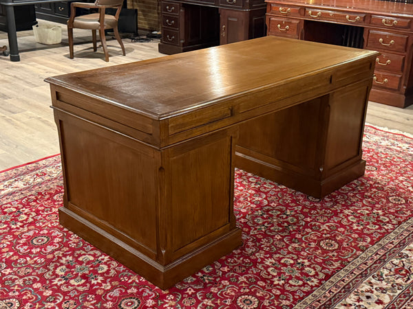 Vintage bureau, klassiek Engels bureau, Eichholtz, eikenhout, 662