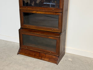 Vintage kast, globe wernicke, massief mahoniehout