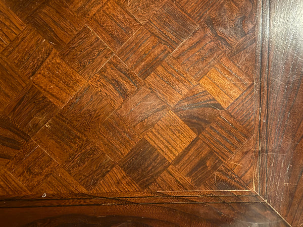 Vintage bureau, klassiek Engels bureau, mahoniehout, 622