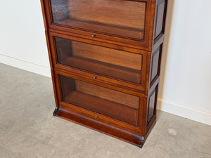 Vintage boekenkast, globe wernicke, mahoniehout