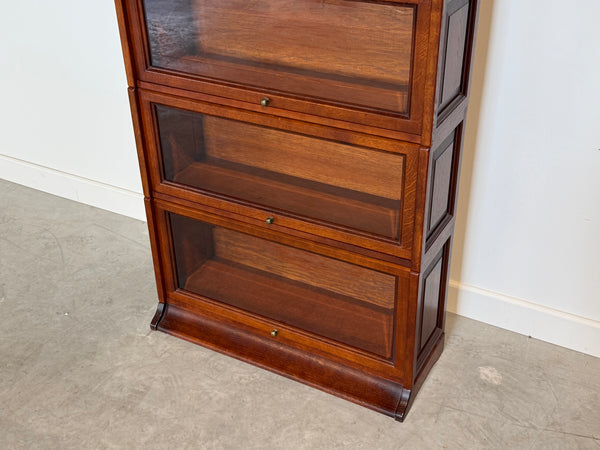 Vintage boekenkast, globe wernicke, mahoniehout