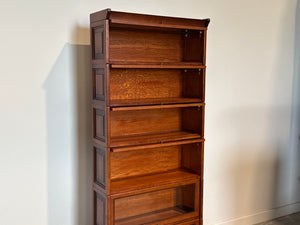Vintage boekenkast, globe wernicke, mahoniehout