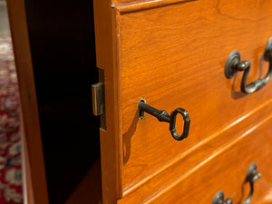 Vintage-Schreibtisch, klassischer englischer Schreibtisch, Mahagoni, grünes Leder, 651