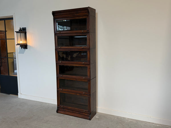 Vintage kast, globe wernicke, massief mahoniehout
