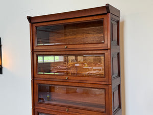 Vintage boekenkast, globe wernicke, mahoniehout