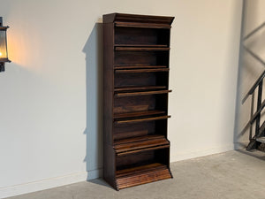 Vintage kast, globe wernicke, massief mahoniehout