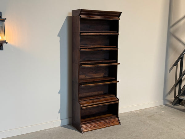 Vintage kast, globe wernicke, massief mahoniehout