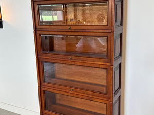 Vintage boekenkast, globe wernicke, mahoniehout