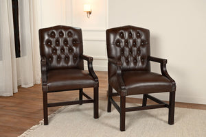 Stuhl 3 Rattan/braun