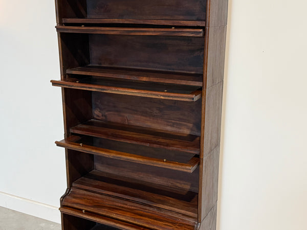 Vintage kast, globe wernicke, massief mahoniehout