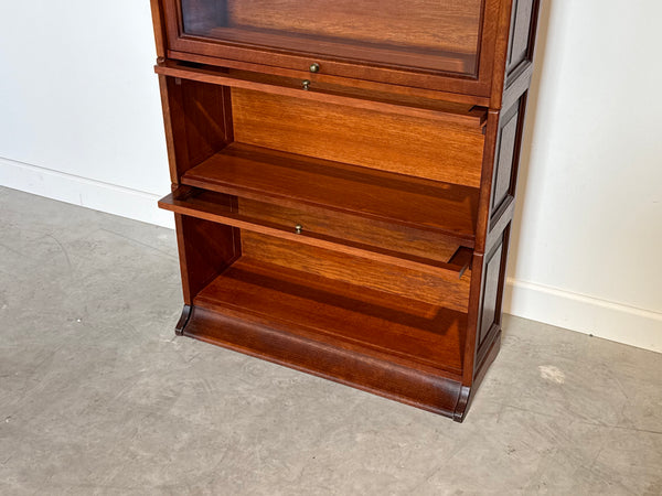 Vintage boekenkast, globe wernicke, mahoniehout