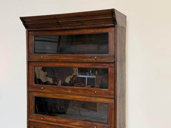 Vintage kast, globe wernicke, massief mahoniehout