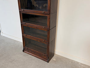 Vintage kast, globe wernicke, massief mahoniehout