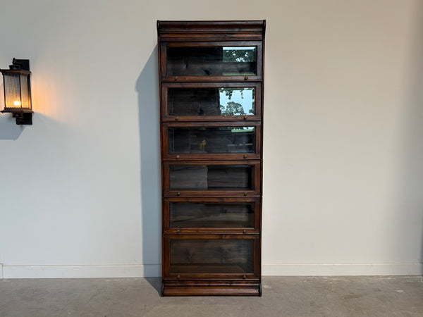 Vintage kast, globe wernicke, massief mahoniehout