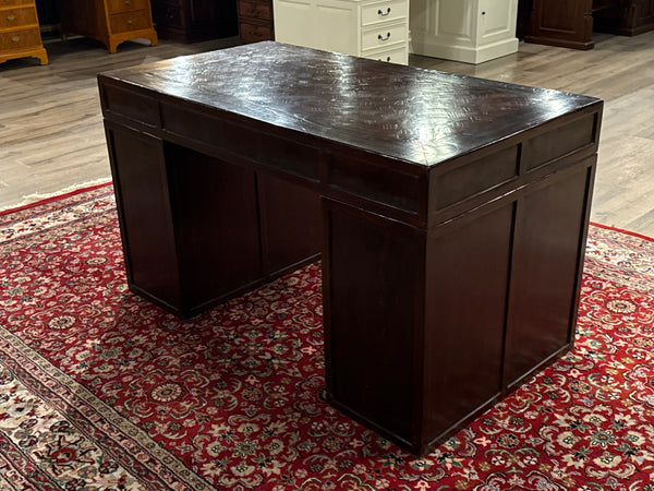 Vintage bureau, klassiek Engels bureau, mahoniehout, 622