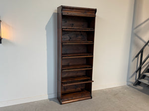 Vintage kast, globe wernicke, massief mahoniehout