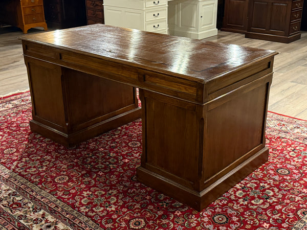 Vintage bureau, klassiek Engels bureau, Eichholtz, eikenhout, 625