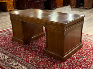 Vintage bureau, klassiek Engels bureau, Eichholtz, eikenhout, 662
