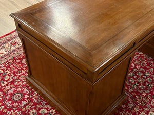 Vintage bureau, klassiek Engels bureau, Eichholtz, eikenhout, 662