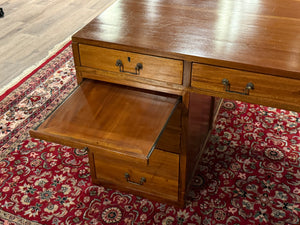 Vintage bureau, partnerdesk, mahoniehout, 674
