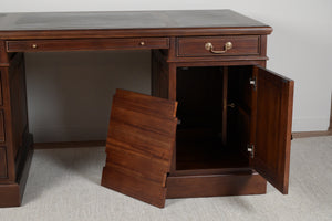 Regent 160x80 Mahogany, classic English desk, solid mahogany