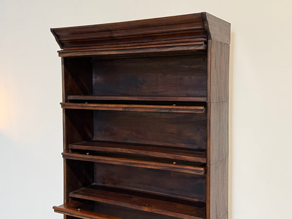 Vintage kast, globe wernicke, massief mahoniehout