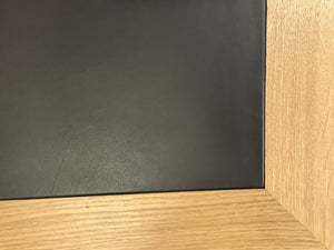 Bureau vintage, bureau anglais classique, chêne, cuir marron, 693