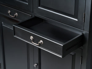 Boekenkast Gesloten Zwart