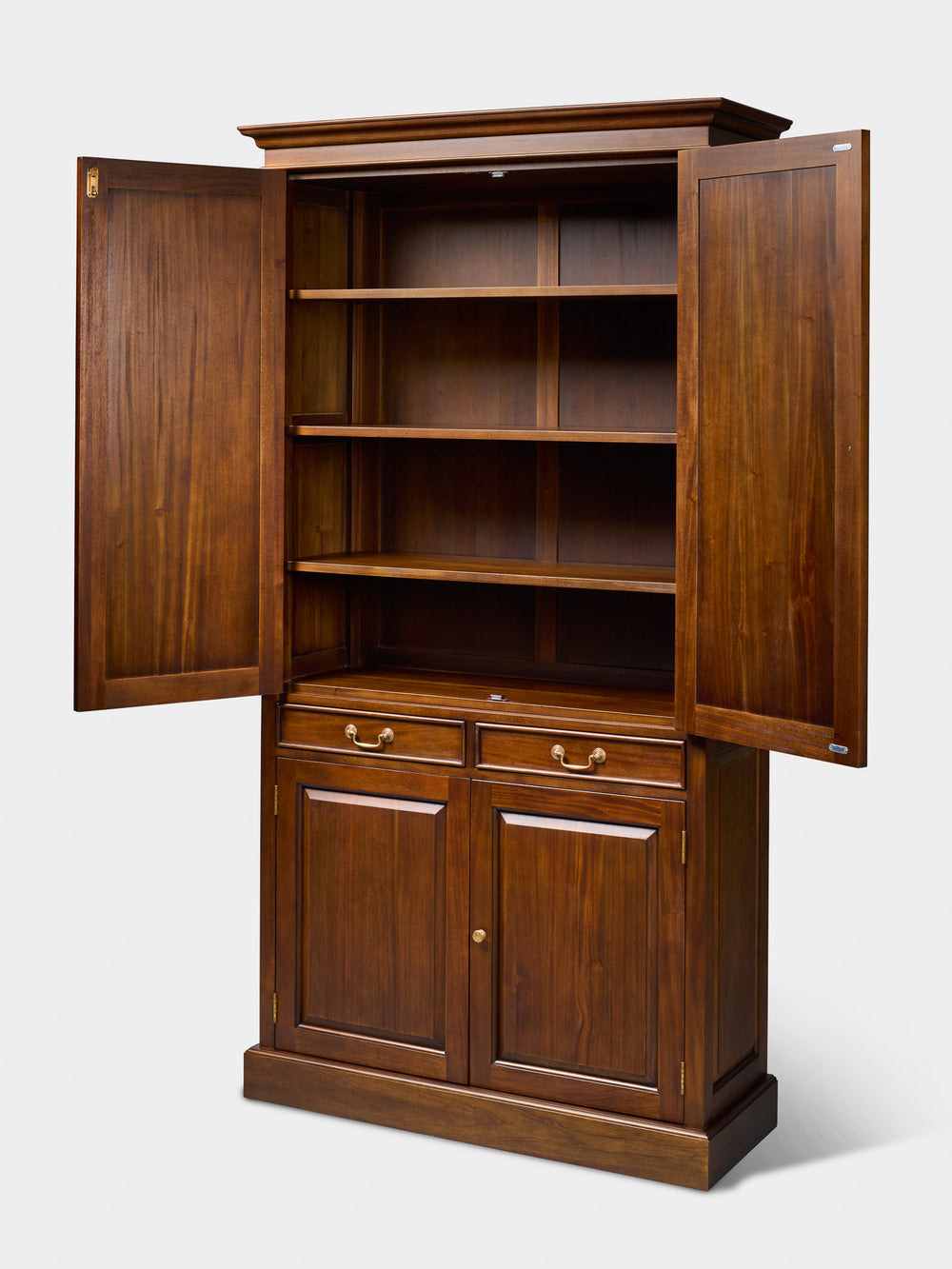 boekenkast Gesloten Walnoot