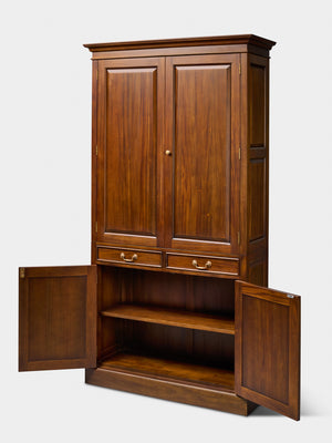 boekenkast Gesloten Walnoot