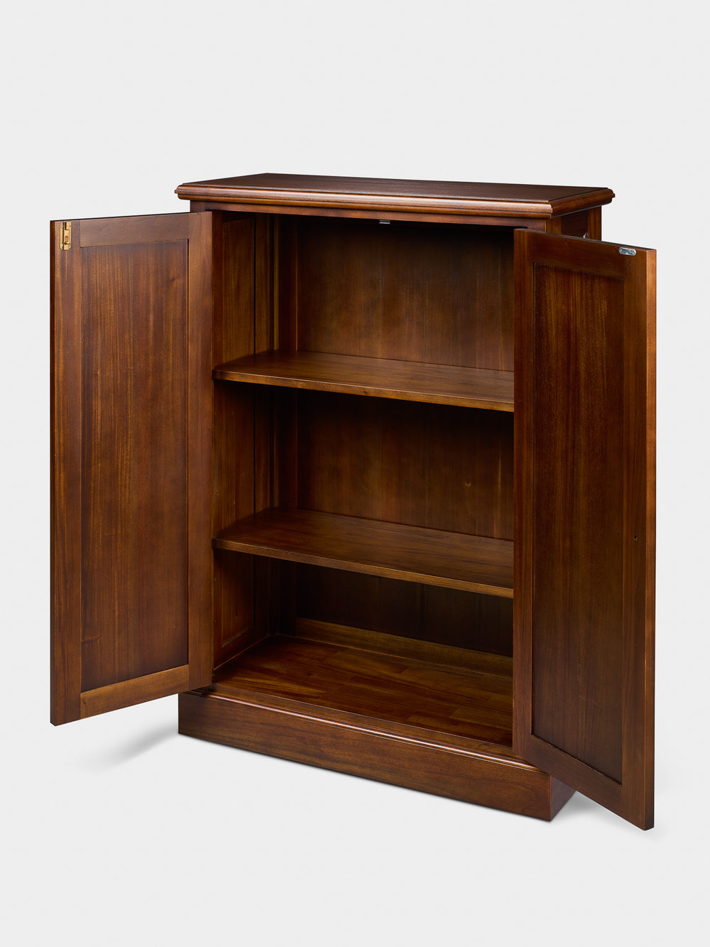 Kleine Boekenkast Gesloten Walnoot