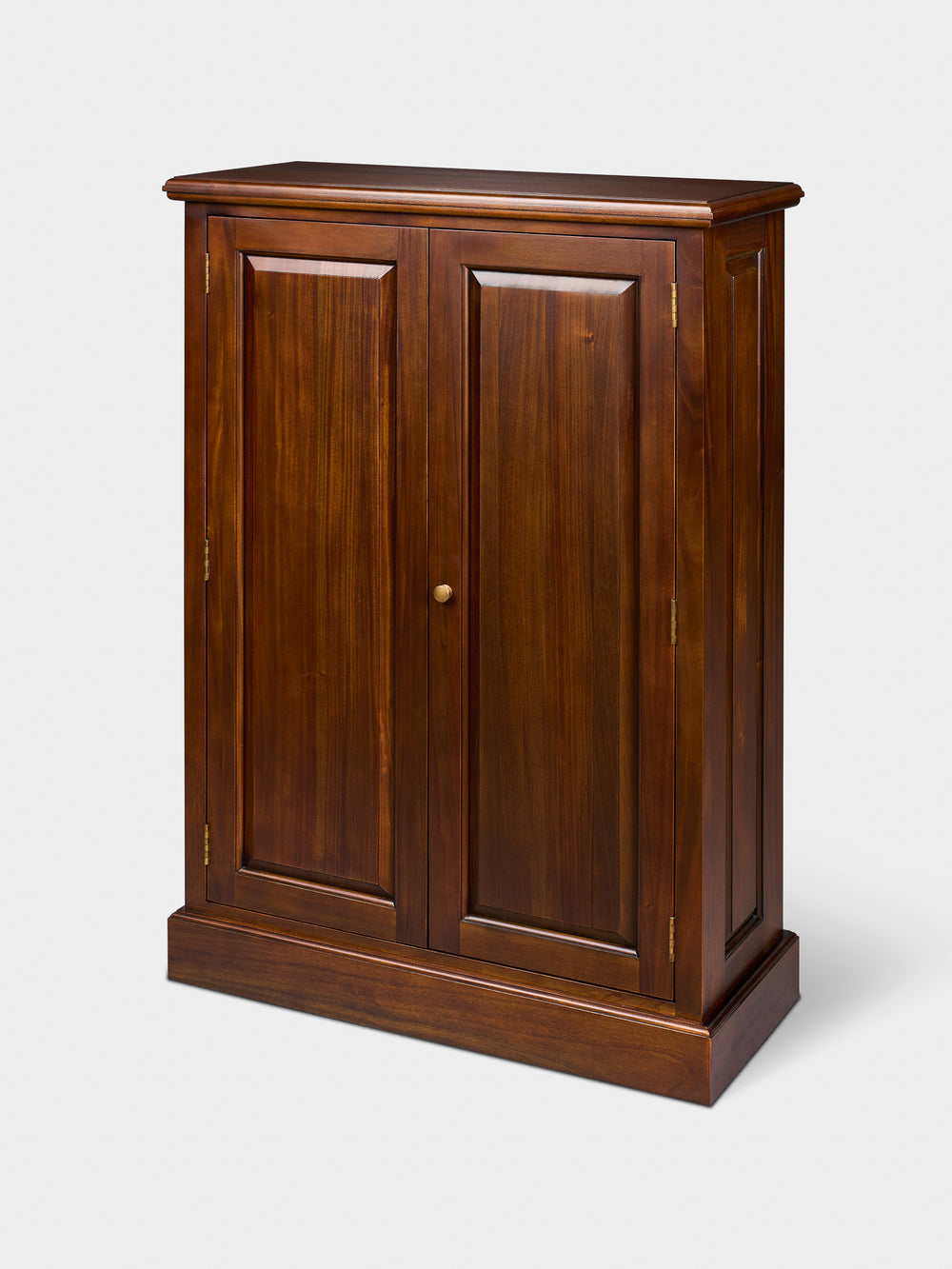 Kleine Boekenkast Gesloten Walnoot