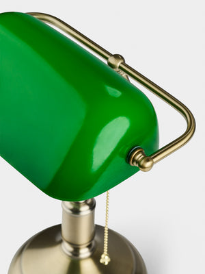 Klassische Schreibtischlampe Grün