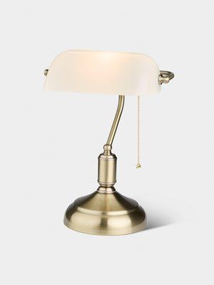 Lampe de bureau classique blanche