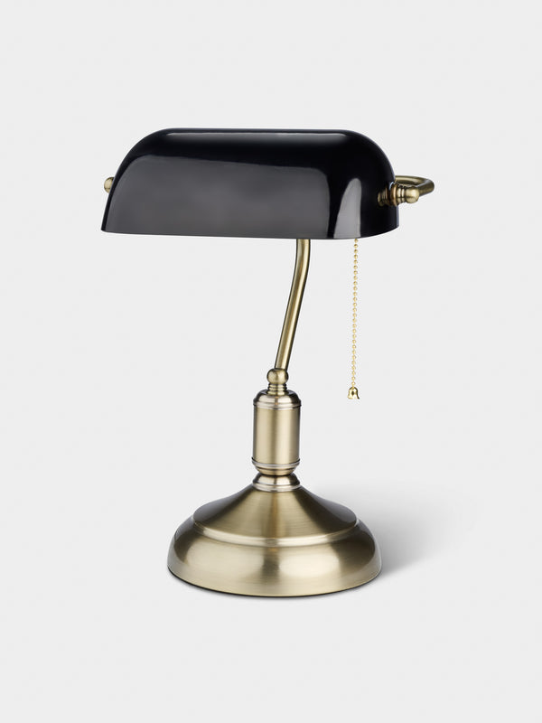 Lampe de bureau classique noire