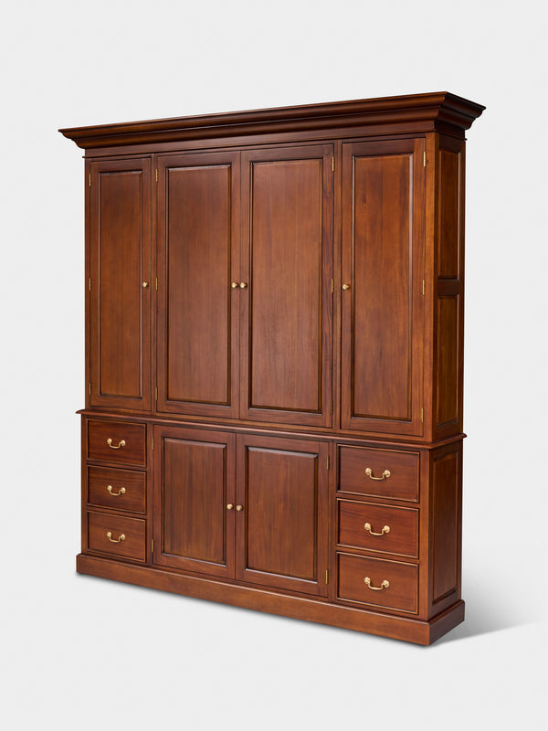 Bücherregal, geschlossen, 220 cm, Amber