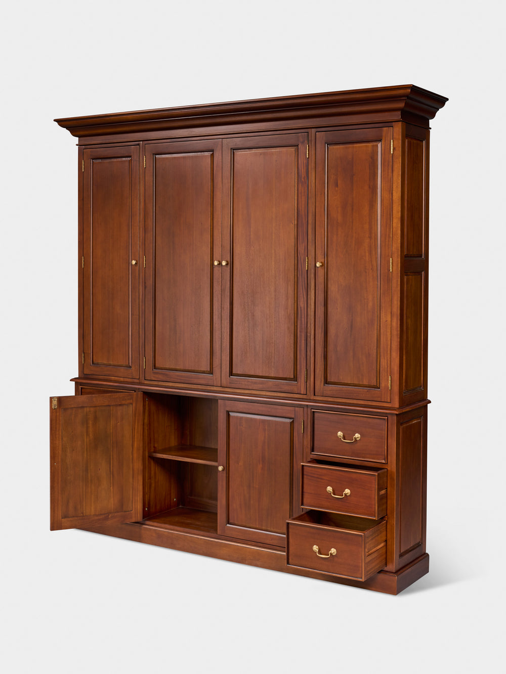 Bibliothèque fermée 220 cm, Amber