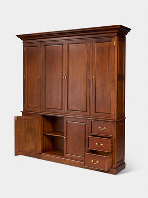 Bücherregal, geschlossen, 220 cm, Amber