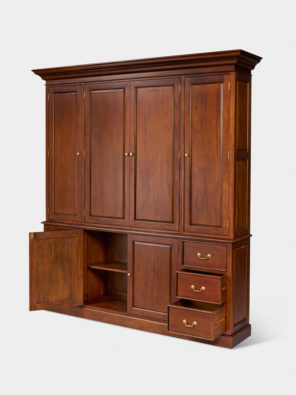 Bücherregal, geschlossen, 220 cm, Amber