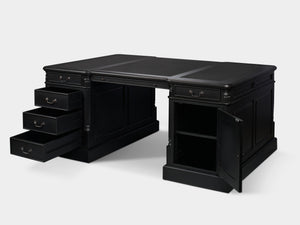 Pillar 180x120 zwart (Partnerdesk)