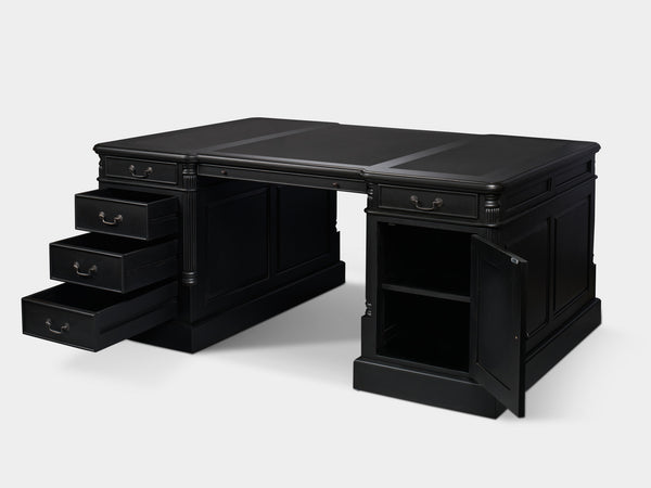Pillar 180x120 zwart (Partnerdesk)