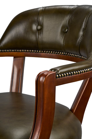 Client Chair Olijf groen - Chesterfield