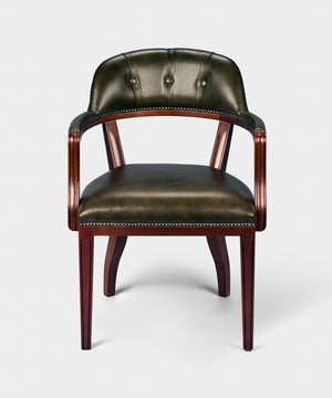Client Chair Olijfgroen - Chesterfield