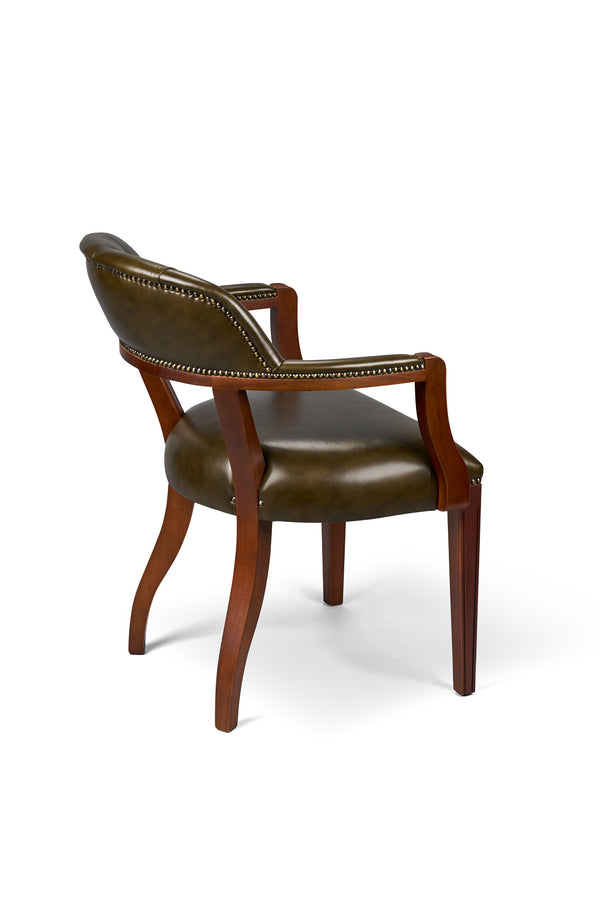 Client Chair Olijf groen - Chesterfield