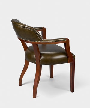 Client Chair Olijfgroen - Chesterfield