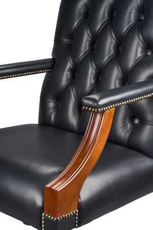 Gainsborough Chair Zwart - Chesterfield