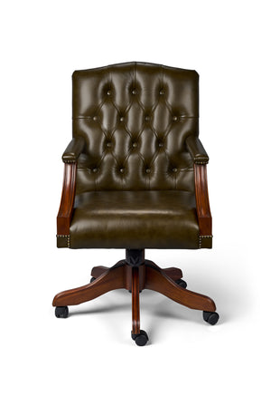 Gainsborough Chair Olijf groen - Chesterfield