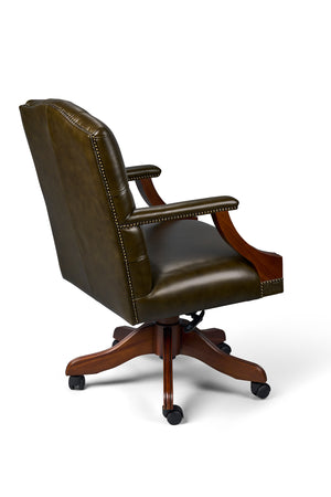 Gainsborough Chair Olijf groen - Chesterfield