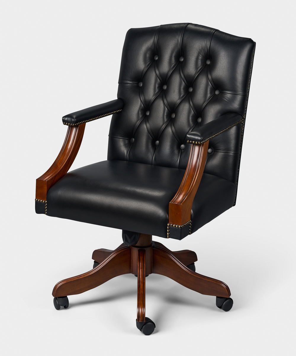 Gainsborough Chair Zwart - Chesterfield