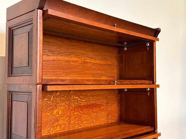 Vintage boekenkast, globe wernicke, mahoniehout